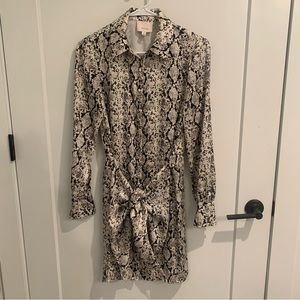 Cinq a Sept Gaby Python Dress Size 2
